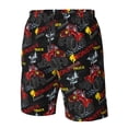 thumbnail image 5 of Naloa Monster Truck Men's Beach Shorts, Surfing shorts, Swim trunks, Quick Dry Swim Trunks for Surfing Beach Fun - 3X-Large, 5 of 9