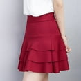 thumbnail image 5 of Easter Carnival Elegant High Waist Layered Maxi Skirt Featuring Built-In Elastic Shorts For Versatile Formal And Casual Occasions, 5 of 6