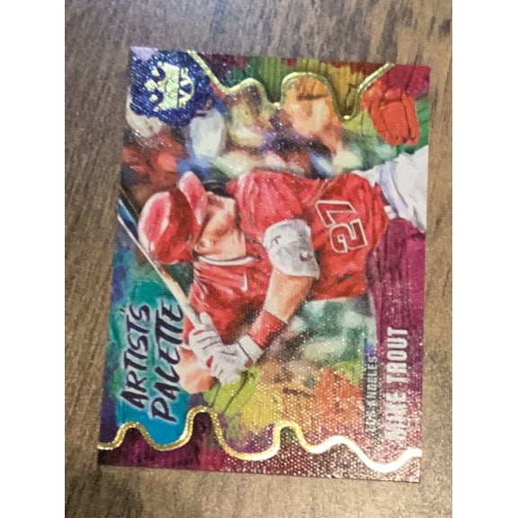 Mike Trout Los Angeles Angels MLB 2022 Panini Diamond Kings: Artist's Palette AP-4
