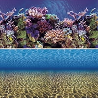 aquarium background decorations walmart