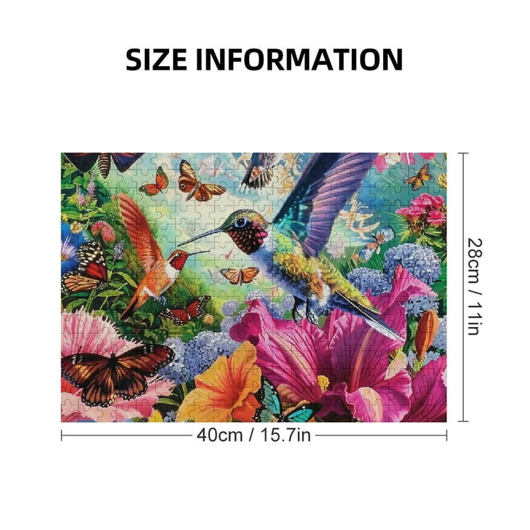 Shiartex Hummingbird Garden Jigsaw Puzzle from The Vivid