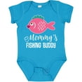 thumbnail image 3 of Inktastic Mommys Fishing Buddy Girls Girls Baby Bodysuit, 3 of 5