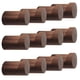 thumbnail image 1 of Ganchos de pared de madera BSdonte, 12 unidades, madera de nogal natural, resistentes, 1 of 6