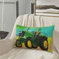 thumbnail image 5 of Sikiie farmer working with tractor at field Print Plush Pillow Cover, Wrinkle-proof and Stain-resistant Pillow Protector without Pillow Core, Home Decoration-20"x30", 5 of 6