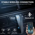 thumbnail image 4 of Receptor Bluetooth 5.0 para automóvil, BR-Vie Adaptador Bluetooth Jack de 3,5 mm con llamadas manos libres, Receptor Bluetooth auxiliar para automóvil, Sistema de transmisión de música en el hogar, Al esquí esquí Gafas de esquí, 4 of 5