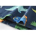 thumbnail image 5 of FEDPOP Toddler Boys Dinosaur Pajamas Bamboo Viscose Kids Long Sleeve Snug fit Pjs 2pcs Set 3T, 5 of 7