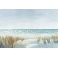 thumbnail image 2 of Jensen, Asia 14x11 Gold Ornate Wood Framed with Double Matting Museum Art Print Titled - Soft Beach, 2 of 4