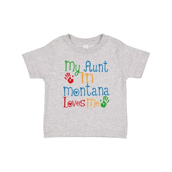 Inktastic My Aunt in Montana Loves Me Boys or Girls Baby T-Shirt