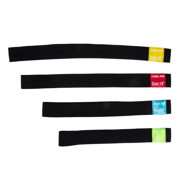 FOMIYES Cymbal Mutes Polyester 4Pcs 23.97X1.97X0.04In