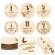 thumbnail image 4 of EeaseMX 6 tarjetas mensuales para bebés, tarjetas de hitos infantiles de doble cara, accesorios de fotografía, 4 of 7