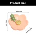 thumbnail image 5 of Tizuqe Flower Shape Incenses Stick Holder Plate Resins Cute Statue Incenses Burners Ashes Catcher for Home Decoration, 5 of 13