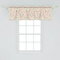 thumbnail image 2 of Ambesonne Autumn Window Valance, Orange Leaves Harvest, 54" X 18", Lime Green Burgundy, 2 of 3