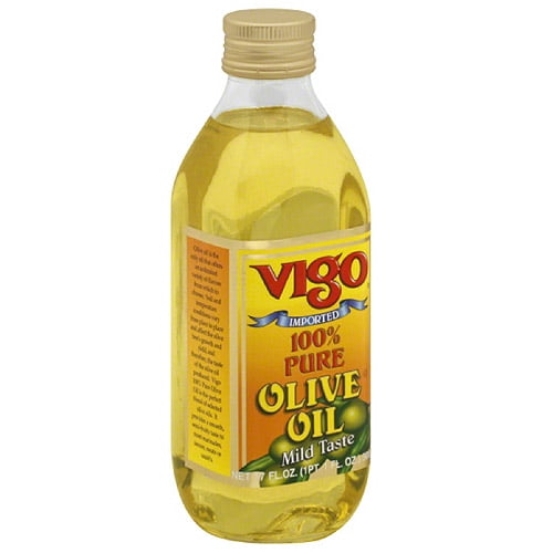 Vigo Imported 100 Pure Olive Oil, 17 fl oz, (Pack of 8)
