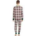 thumbnail image 3 of Jolly Jammies Men's Holiday Plaid Matching Christmas Pajamas Set, 2-Piece, Sizes S-XXL, 3 of 6
