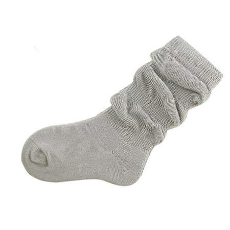 

Sunhillsgrace Baby Care Baby Pile Heap Socks Fall Winter Socks Kids Child Bootie Children Socks GY/S
