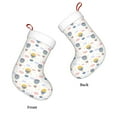 thumbnail image 3 of Yiaed Hot Air Balloon Print Christmas Stockings, Christmas Stockings Hanging Ornaments, Christmas Stockings for Family Christmas Holiday Decorations, 3 of 7