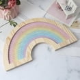 thumbnail image 2 of Rainbow Letter Board Rustic Wood Frame Felt Message Boards with Letters Numbers, 2 of 3