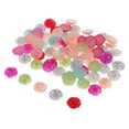 thumbnail image 6 of 100 Pieces ABS Flower Resin Flatback Charms Scrapbook Embellishment For DIY Craft Making Phone Case Decoration 13mm, 6 of 8