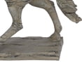 thumbnail image 4 of 21" x 18" Beige Polyresin Prancing Horse Sculpture, by DecMode, 4 of 9