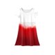 thumbnail image 5 of Girls Summer Dress Tween Dresses Cold Shoulder Gradient Dress Stylish Short Sleeve A-Line Summer Dress for Kids ,Sie:120, 5 of 7