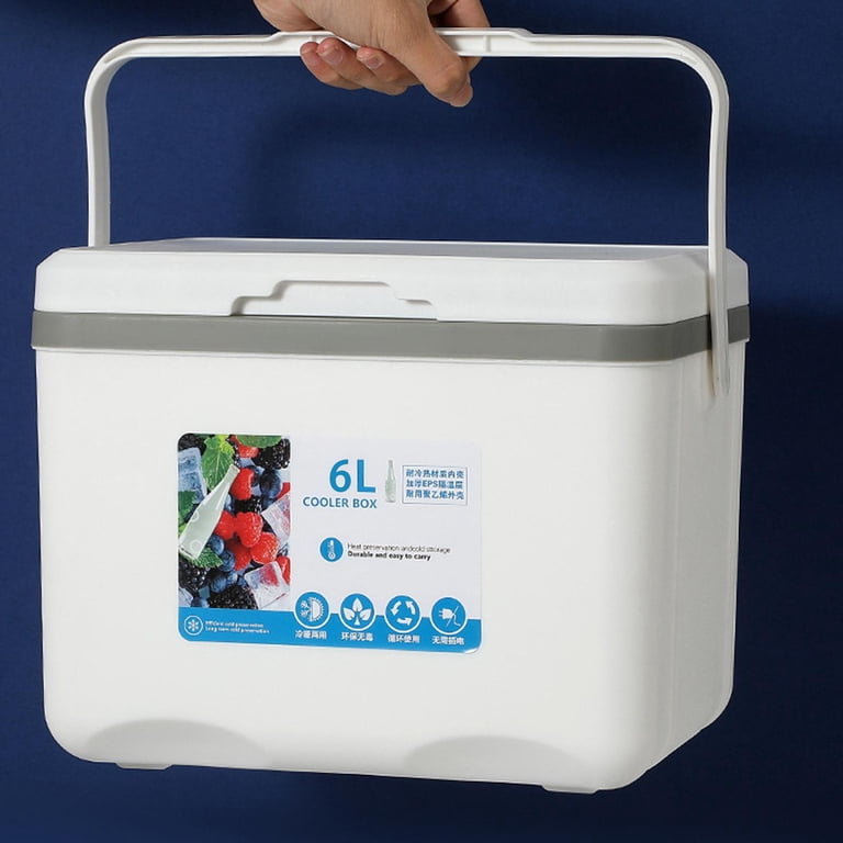 Colaxi Cooler Box Ice Bin Cold Storage Personal Ice Chest Small Hard Insulated Box for Commercial Fishing Stall Barbecue Breast Milk White Colaxi Cooler Box Ice Bin Cold Storage Personal Ice Chest Small Hard Insulated Box for Commercial Fishing Stall Barbecue Breast Milk White