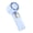Blue, variant on Tibvox Handheld Fan Rechargeable Quiet Desk Fan Outdoor Cooling Device Pocket Size Plastic Texture Suitable for Purse and Bag
