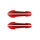 thumbnail image 4 of Sidaley 2 piezas de adhesivo para espejo retrovisor de coche, tira de cristal retrovisor de advertencia, cinta de conducción nocturna, Rojo 10piezas, 4 of 6
