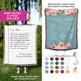 thumbnail image 3 of Love Letter Blanket, Handwritten Note, Custom Word Blanket, Wedding Anniversary, 3 of 10