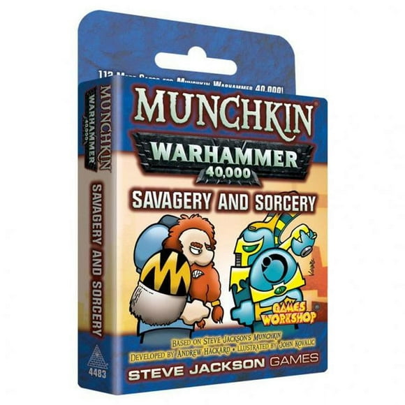 Steve Jackson Games SJG4483 Munchkin Warhammer 40K Sauvagerie et Sorcellerie Jeu de Cartes