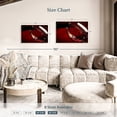 thumbnail image 4 of Elephant Stock Wine Glass Wall Art - Horizontal Canvas Wall Art - Living Room Wall Decor - Food And Drink Canvas - Red And Black Decor - 36" x 24", 4 of 8