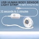thumbnail image 2 of Tira de Luces LED con Sensor de Movimiento, Recargable por USB, para Armarios, Escaleras y Armarios., 2 of 5