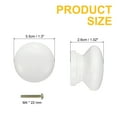 thumbnail image 2 of 6 PackDrawer Knobs, Round Dresser Pulls, Decorative Drawer Knobs with Screw, White, 2 of 6