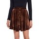 thumbnail image 1 of Falda corta con botones para mujer Marrón (Velvet Brown) XL Marrón (Velvet Brown) XL Xishao ropa, 1 of 2