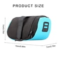 thumbnail image 3 of CNKOO Bicycles Trunk Panniers Saddles Seats Bag Carriers Waterproof Bicycles Tail Mount Bag for Bicycles Rear Rack Mounting, 3 of 9