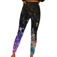 thumbnail image 2 of Mceream Compression Leggings for Women Plus Size High Waisted Tummy Control Yoga Pant Cute Print Graphic Tight Slim Fit Soft Workout Running Athletic Leggings Multicolor XL, 2 of 9