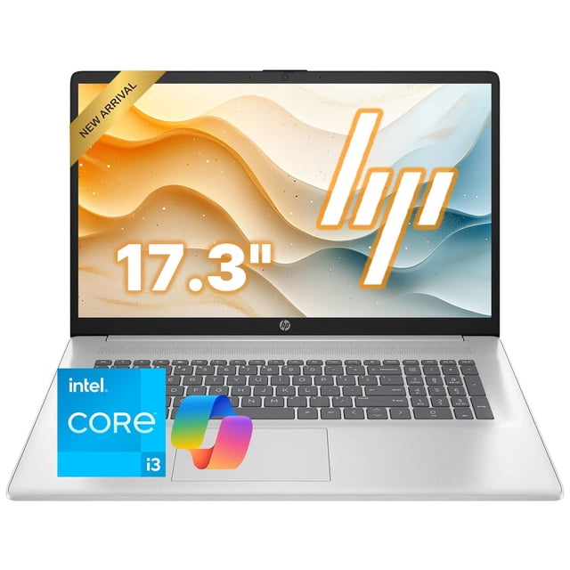 Portátil HP 17,3" i3 8 GB RAM 512 GB SSD Windows 11 Plateado