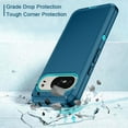 thumbnail image 4 of I-HONVA for Google Pixel 10 /10 Pro Shockproof Case (6.3", 2025 Release), Heavy Duty Drop Protection Protective Anti Scratch Hard Shell Case for Women Men,Green, 4 of 7