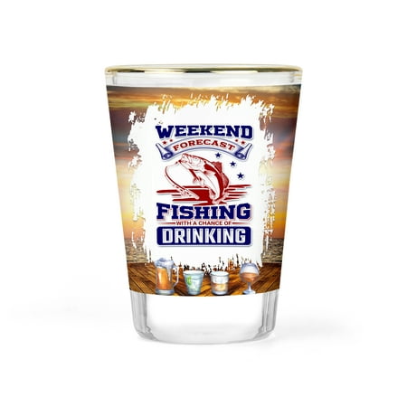 

Fishing Shot Glass | Fisherman s Shot Glass | Weekend Fishing Shot Glasses | Retirement Shot Glass | Fishing Gift | Bass Fishing gift