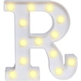 thumbnail image 2 of Letras iluminadas personalizables para marquesina, reutilizables para crear palabras de bricolaje libremente, luces LED con letras de plástico alimentadas por batería con luz blanca cálida, ideales, 2 of 5