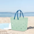 thumbnail image 4 of Rovga Portable Shower Caddy Tote Storage Basket With Handle Box Organizer For Bathroom Pantry Kitchen College Dorm Washable Tip Proof Durable Open Tote Bag, 4 of 6