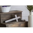 thumbnail image 6 of Foreside Home & Garden White Brushed Wood Cross with Beaded Hanger Wall D√©cor, 6 of 6
