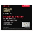thumbnail image 2 of GNC Mega Men Health & Vitality Vitapak, 30 Daily Packs, 4-in-1 Complete Daily Multivitamin and Nutrition Program for Men, 2 of 6