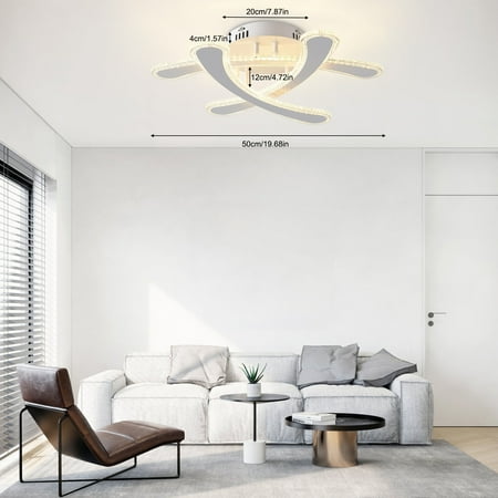 

Creative Ceiling Lamp LED 36-72W 110-220V Energy Saving 7-15m² Lighting Area LED Ceiling Lamp Chandelier Light Adjustable Flush Mount LED Light 4500lm Light