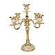 thumbnail image 3 of Candelabro romántico de 5 brazos para centros de mesa de boda de 14 pulgadas dorado, 3 of 7