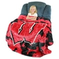 thumbnail image 3 of College Covers Wisconsin Badgers Huge Raschel Throw Blanket, Bedspread, 86" x 63", 3 of 8