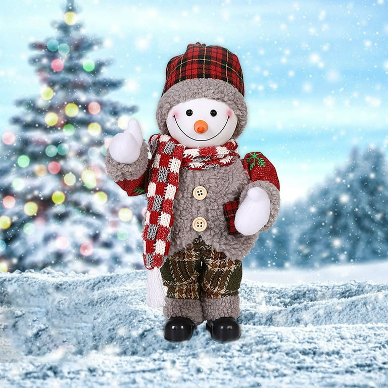 2023 New Fashion Soft Detachable Snowman Santa Claus Christmas