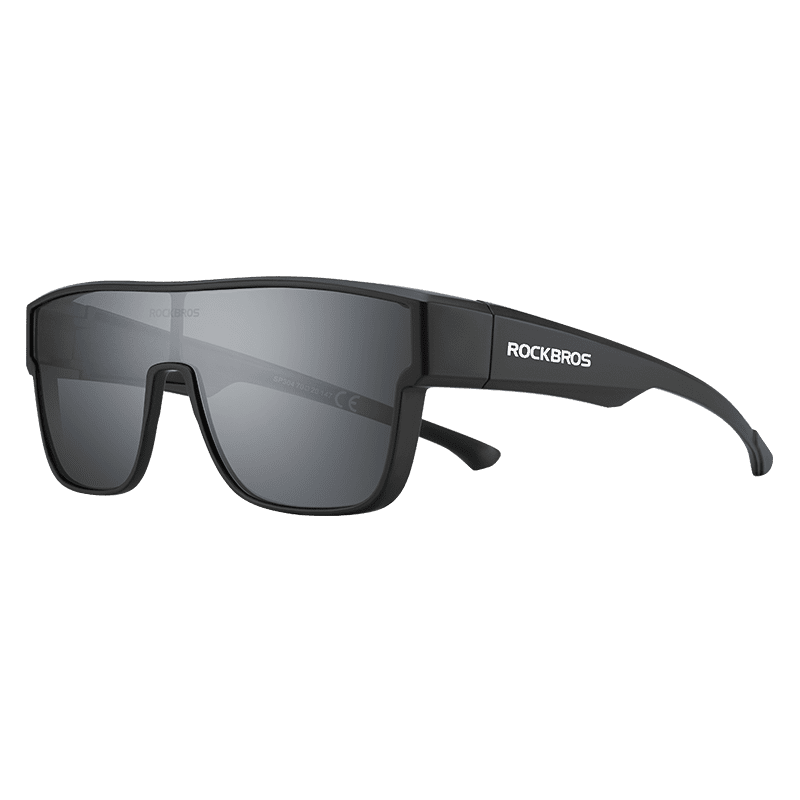 ROCKBROS Polarized Fit Over Glasses Sunglasses for Men Women,Wrap Around Sunglasses 100% UV400 Protection for Driving