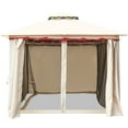 thumbnail image 4 of Topbuy 13’ x 10’ Outdoor Canopy Gazebo, Sun-proof & Drizzle-proof, 4 of 9