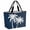 Indigo, variant on Palm Trees Tropical Beach Bag for Women, Large Breathable Mesh Beach Tote Bag, Shabby Burnt Orange Summer Coastal Sandproof Lightweight Travel Bags for Vacation Picnic Swimming Pool 15.7"x15.7"x9.1"
