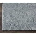 thumbnail image 4 of Malibu Shag Solid Slate Area Rug, 4 of 7